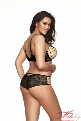 Трусики бразилиана с кружевом Kinga P 615/2 VALERIE